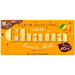 lotte Ghana Roast Milk 50g Chocolate