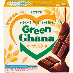 lotte Green Ghana Oat Milk 48g Chocolate