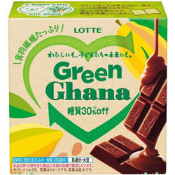 lotte Green Ghana 30% off sugar 48g Chocolate