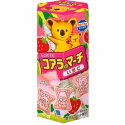 lotte Koala March Strawberry 48g Chocolate