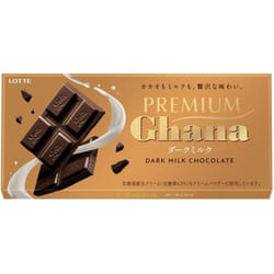 lotte Premium Ghana Dark Milk 70g Chocolate