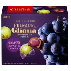 lotte Premium Ghana Fruit Chocolat [Ripe Kyoho] 65g Chocolate