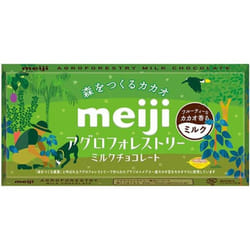 Meiji Agroforestry milk chocolate 45g Chocolate