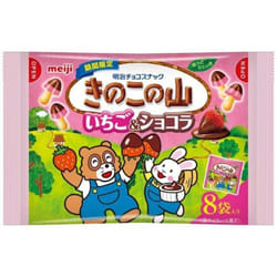 Meiji Kikonoyama Strawberry & Chocolat Bag 96g Chocolate
