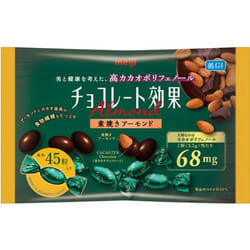 Meiji Chocolate Effect 72% Cacao Almond Large Bag 166g Chocolate