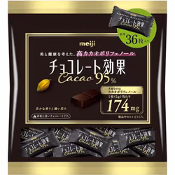 Meiji Chocolate Effect 95% cocoa, large bag 180g Chocolate