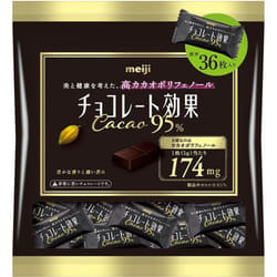 Meiji Chocolate Effect 95% cocoa, large bag 180g Chocolate