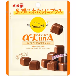 Meiji Femnicare Food Alpha-LunA Milk Chocolate 42g Chocolate