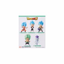 Dragon Ball Ultra Tokyo Connection Chibi Masters Super Saiyan God Super Saiyan Gogeta Part of Pre-Packed Tray Action Figure (3")