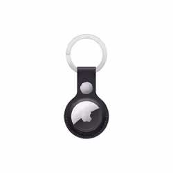 Apple Airtag Leather Key Ring - Midnight