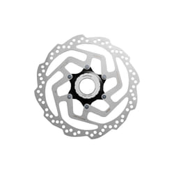Shimano Tourney / TY SM-RT10 TX Centre-Lock Disc Rotor For Resin Pad Only - 180 MM, Silver / Black