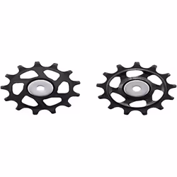 Shimano Spares SLX RD-M7100 Tension and Guide Pulley Set  Black