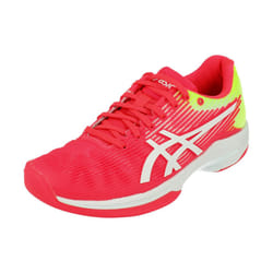 Asics Solution Speed Ff Indoor Womens Tennis Shoes 1042A094 Sneakers Trainers - 4.5