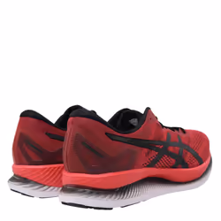 Asics Mens Gents Glideride Lace-Up Breathable Running Trainers Sports Shoes - Red/Black, UK 11.5