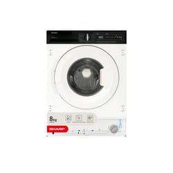 Sharp Home Appliances ES-NIH814BWA-EN washing machine Front-load 8 kg 1400 RPM White