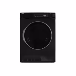 Sharp Home Appliances KD-NCB8S7GB91-EN, Freestanding, Front-load, Condensation, Black, Buttons, Rotary, Right