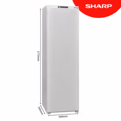 Sharp Home Appliances SJ-SE197E01X-EN freezer Upright freezer Built-in 197 L E White