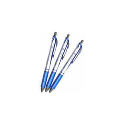 Pentel Energel Deluxe RTX Retractable Liquid Gel Pen  0.5mm  Fine Line  Needle Tip  Blue Ink-value Set of 3(with Values Japan Original Discription of
