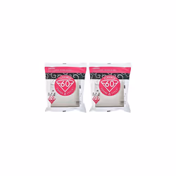 02 100 Count Coffee Paper Filter White Value Set of 2 Pack Total 200 Sheets