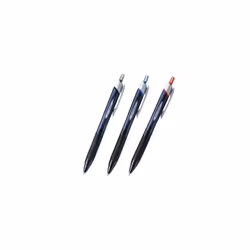 uni-ball Jetstream Extra Fine & Micro Point Click Retractable Roller Ball Pens -Rubber Grip Type -0.38mm-Black Blue Red Ink - ...