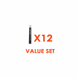 Pentel Arts Pocket Brush Refills, Black Ink / Value Set of 12 ï¼