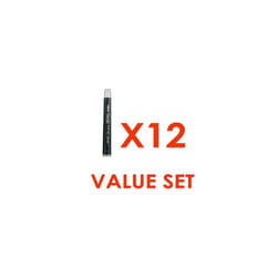 Pentel Arts Pocket Brush Refills, Black Ink / Value Set of 12 Ã¯Â¼