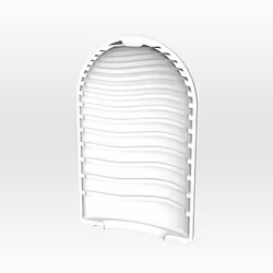 Tenga Pocket Wave Line, White, Silicone, 80 mm, 8 mm, 135 mm, 20 g