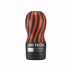 Tenga AIR-TECH STRONG, Male stroker, Neutral, Black, Thermoplastic elastomer (TPE), 69 mm, 69 mm