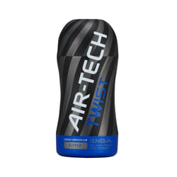 Tenga AIR-TECH TWIST RIPPLE Male stroker Black, Blue Thermoplastic elastomer (TPE)