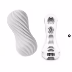 Tenga Flex Silky Pocket masturbator White Elastomer