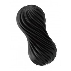 Tenga Flex Rocky Pocket masturbator Black Elastomer