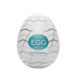 Tenga Egg Wavy II Egg masturbator Thermoplastic elastomer (TPE)