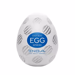 Tenga Egg Sphere, Egg masturbator, Thermoplastic elastomer (TPE), 49 mm, 49 mm, 61 mm, 53 g