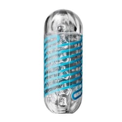 Tenga Spinner Tetra 01 Pocket masturbator Blue, Transparent Elastomer