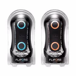 Tenga Flip Orb Strong Blue Rush Male stroker Black Acrylonitrile butadiene styrene (ABS)