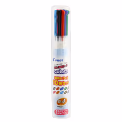 Pilot Hi-Tech C Coleto 0.4 mm Gel Ink Ballpoint Refill 10 Color Set (LHKRF-1SC4-10C)