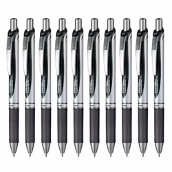 Pentel BL77-A EnerGel Ink Ballpoint Pen 0.7 Black 10 Pieces