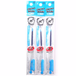 Pilot Hi-Tec-C Coleto Gel Ink Pen Refill 0.3mm  Clear Blue  ? 3 Packs/total 3 pcs (Japan Import) [Komainu-Dou Original Packag ...