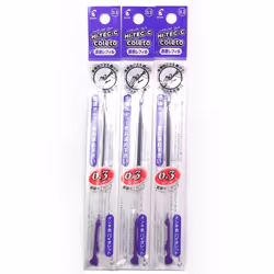 Pilot Hi-Tec-C Coleto Gel Ink Pen Refill 0.3mm  Violet  ? 3 Packs/Total 3 pcs (Japan Import) [Komainu-Dou Original Package]
