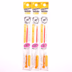 Pilot Hi-Tec-C Coleto Gel Ink Pen Refill 0.5mm Apricot Orange ? 3 Packs/total 3 pcs (Japan Import) [Komainu-Dou Original Pa ...