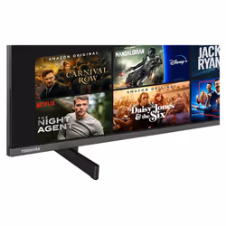 Toshiba 43QF5D53DB QLED 4K Smart Fire TV, TRU Picture Engine, Ultra HD, HDR10, Freeview, Disney+, Prime [Energy Class F]