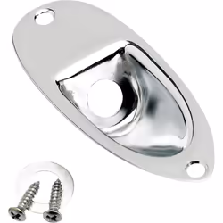 Fender 099-1940-100 Stratocaster® Jack Ferrule (Chrome), 0991940100
