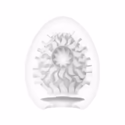 Tenga Egg Shiny Pride Edition Egg masturbator White Thermoplastic elastomer (TPE)