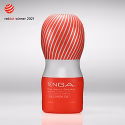 Tenga Air Flow Cup Medium Red Thermoplastic elastomer (TPE)