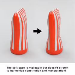 Tenga Soft Case Cup Gentle Silver Thermoplastic elastomer (TPE)