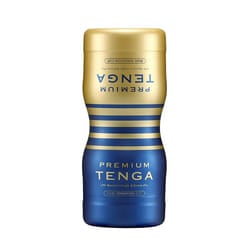 Tenga Premium Dual Sensation Cup Male stroker Blue, Gold Thermoplastic elastomer (TPE)