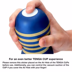 Tenga Premium Dual Sensation Cup Male stroker Blue, Gold Thermoplastic elastomer (TPE) - Additional view 4