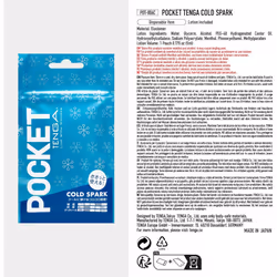 Tenga Pocket Cold Spark Masturbator Stroker | Flexible Very Fine Texture