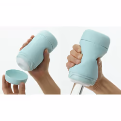 Tenga Puffy Male Masturbator Stroker | Super Soft Silicone Sex Toy | Mint Green - Additional view 10