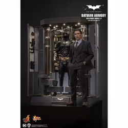 Figure Hot Toys MMS750 - DC Comics - Batman : The Dark Knight - Batman Armory & Bruce Wayne
